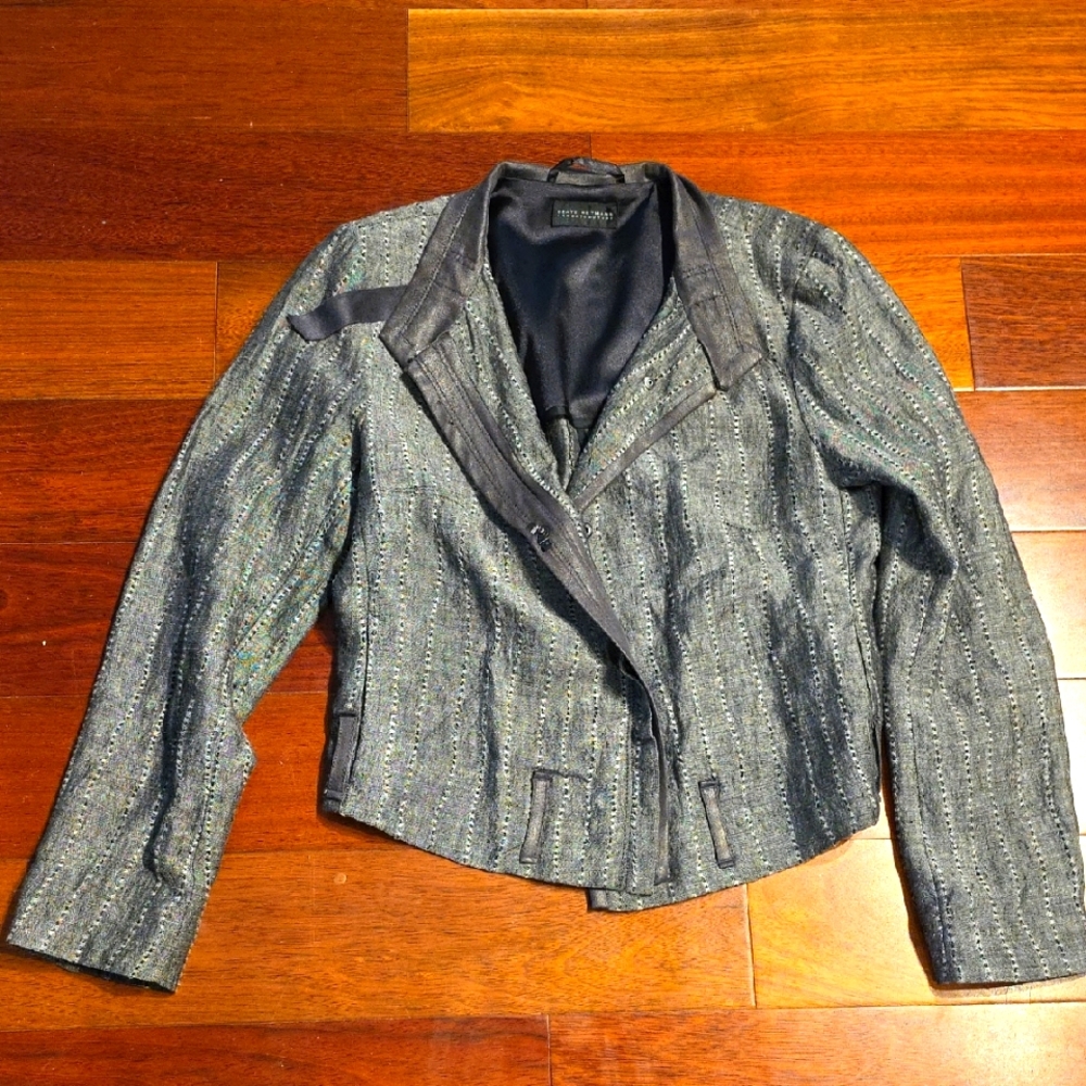 Beate Heymann Cropped Linen Jacket
